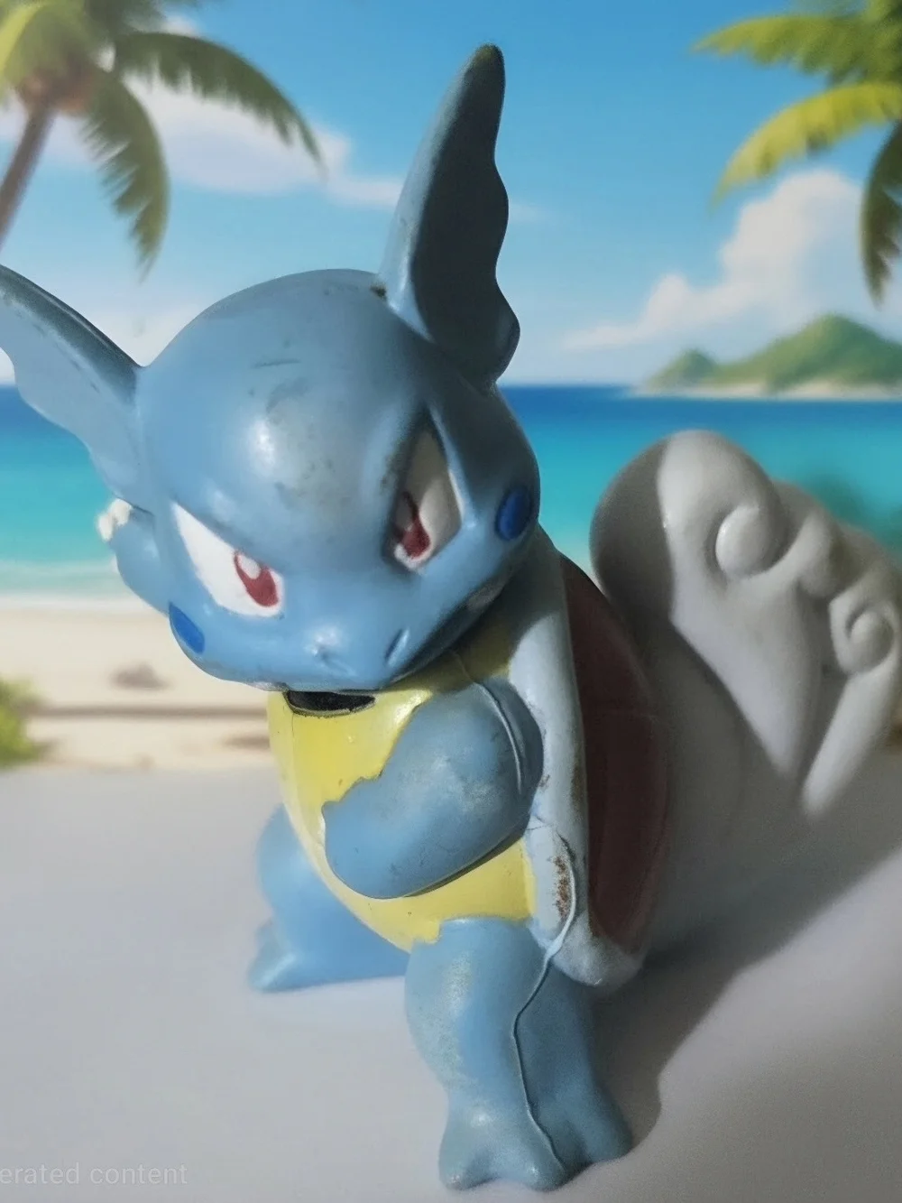 Rare Wartortle Pokémon figure by  Takara Tomy / Nintendo Original Release 1997